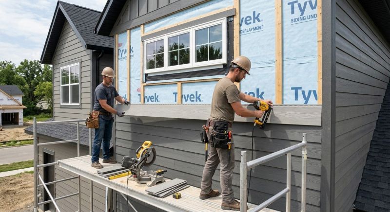 Composite Siding Installation in Boston, MA
