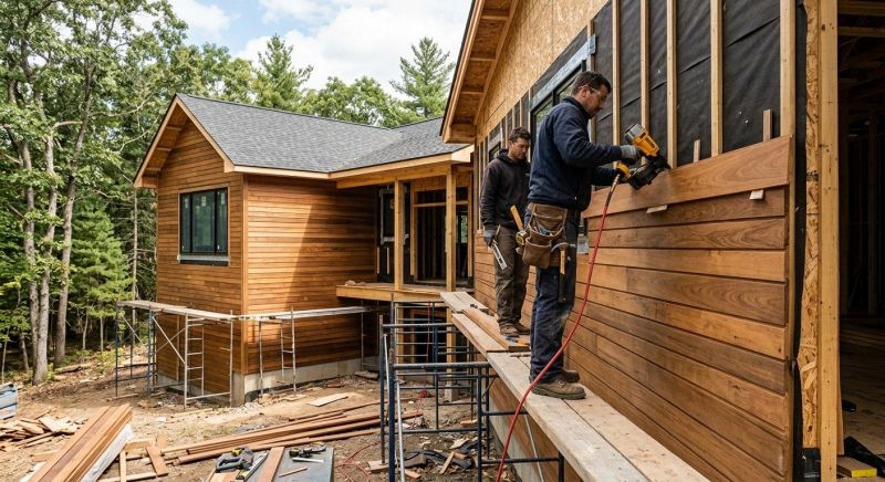 Hardwood Siding Installation in Boston, MA